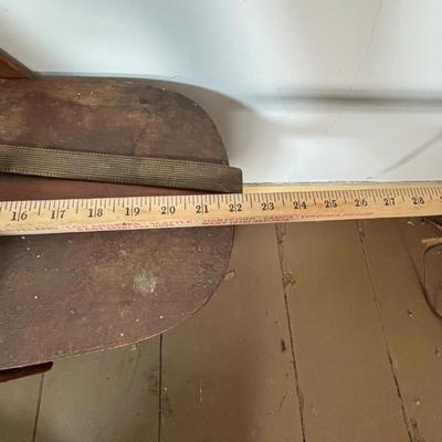 LOT 396: Vintage Hawkeye Basket Refrigerator, Spark Coal, Grill & Blue Metal Lunch Box w/Thermos