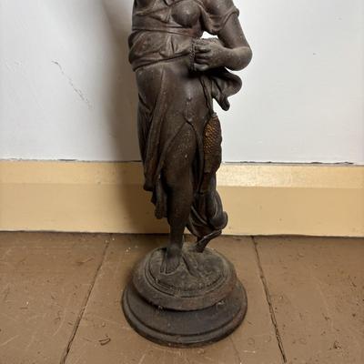 LOT 397: Vintage Adjustable Wooden & Metal Stool along with a