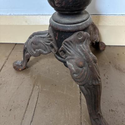 LOT 397: Vintage Adjustable Wooden & Metal Stool along with a