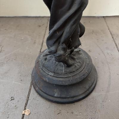 LOT 397: Vintage Adjustable Wooden & Metal Stool along with a