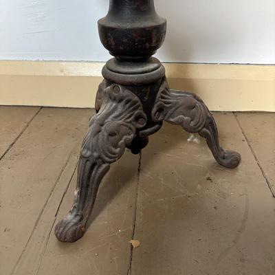 LOT 397: Vintage Adjustable Wooden & Metal Stool along with a