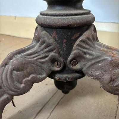 LOT 397: Vintage Adjustable Wooden & Metal Stool along with a