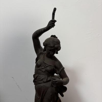 LOT 397: Vintage Adjustable Wooden & Metal Stool along with a