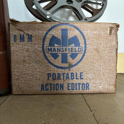 LOT 398: Vintage 8MM Mansfield Portable Action Editor, Revere Camera Co. Model 85 8MM Projector * More