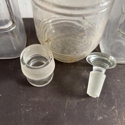 LOT 403: Vintage Enamel Cookware: Double Broiler, Coffee Pot (incomplete), Cups, Ladle & More