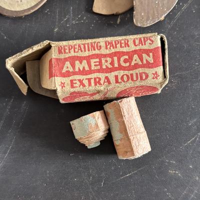 LOT 404 Well Loved Antique Toy Collection: Rudolph Steiner Co. The 15 Puzzle Bakelite Game w/Storage, Composition Doll, Nosey Hound...