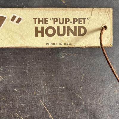 LOT 404 Well Loved Antique Toy Collection: Rudolph Steiner Co. The 15 Puzzle Bakelite Game w/Storage, Composition Doll, Nosey Hound...