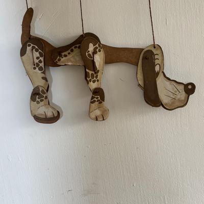 LOT 404 Well Loved Antique Toy Collection: Rudolph Steiner Co. The 15 Puzzle Bakelite Game w/Storage, Composition Doll, Nosey Hound...