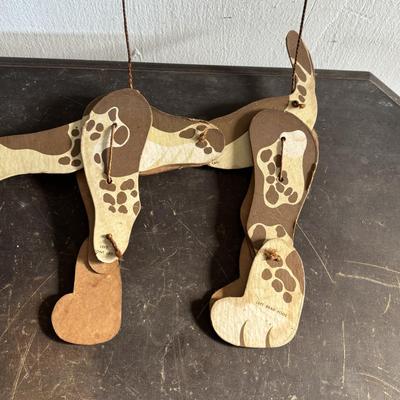 LOT 404 Well Loved Antique Toy Collection: Rudolph Steiner Co. The 15 Puzzle Bakelite Game w/Storage, Composition Doll, Nosey Hound...