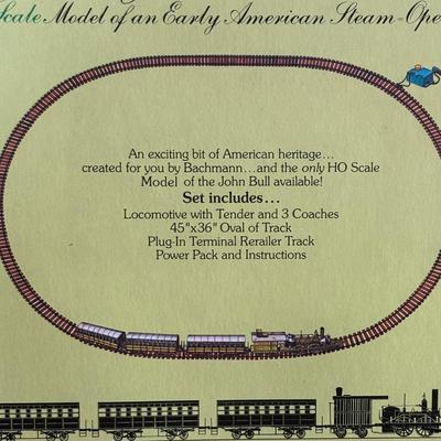 LOT 405: Bachman American Heritage HO Scale "The John Bull" Train Set