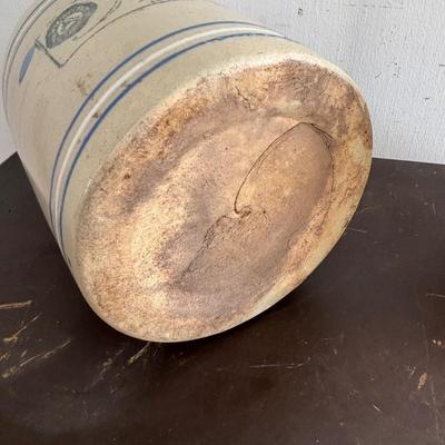 LOT 412: Antique Finley Acker's Salt Glaze Jug & Unmarked Jug