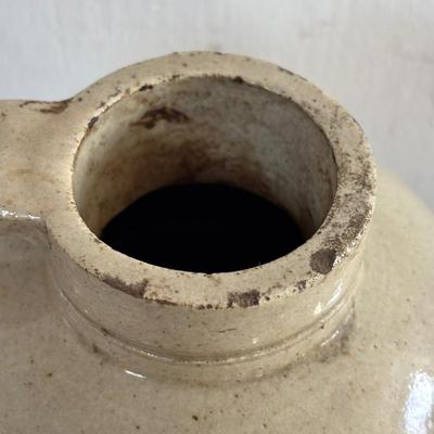 LOT 412: Antique Finley Acker's Salt Glaze Jug & Unmarked Jug