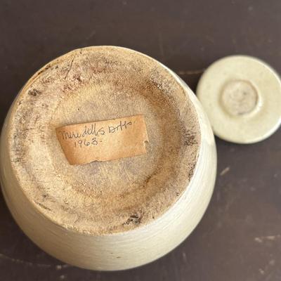 LOT 413: Vintage Copenhagen Stoneware Snuff Jar & Antique Stoneware Jugs