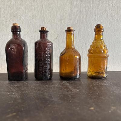 LOT 420: Clevenger Bros. White Horse Historical Society Amethyst Bottle, Holly City Bottle & Paper Weight President Spoon Collection,...