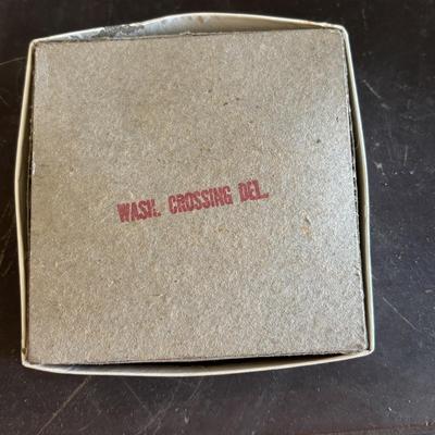 LOT 420: Clevenger Bros. White Horse Historical Society Amethyst Bottle, Holly City Bottle & Paper Weight President Spoon Collection,...