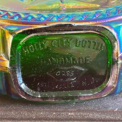 LOT 420: Clevenger Bros. White Horse Historical Society Amethyst Bottle, Holly City Bottle & Paper Weight President Spoon Collection,...