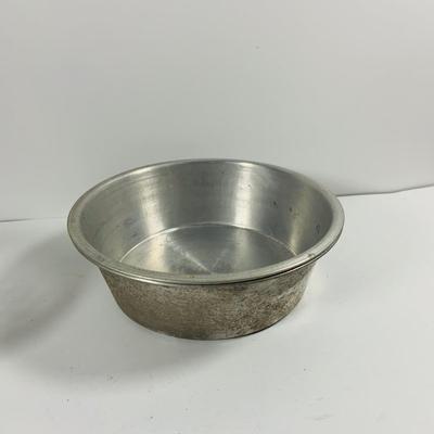 LOT444: Vintage Uranium Glass Measuring Cup, Mini Wood Rolling Pins, Mini Cake Pans, Mini Bunt Cake Pans and a Glass Hen on a Nest