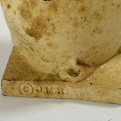 LOT446: Vintage Thrifty the Pig Cast Iron Piggy Bank with Original Box