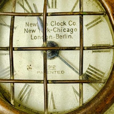 LOT:448: Antique Time Piece from the Early 20th Century In Leather Case