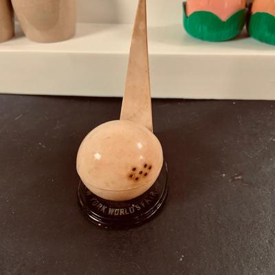 LOT451: Large Collection of Vintage Salt and Pepper Shakers Most with Cork Stoppers Including the Kool Cigarettes Penguin Shakers and More