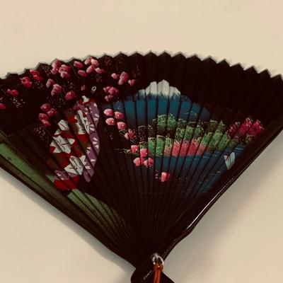 LOT 452: Beautiful Collection of Cloths and Collectables from Japan Including Wood Shoes, Fan, Rare Mechaincal Wooden Cigarette Roll Top...