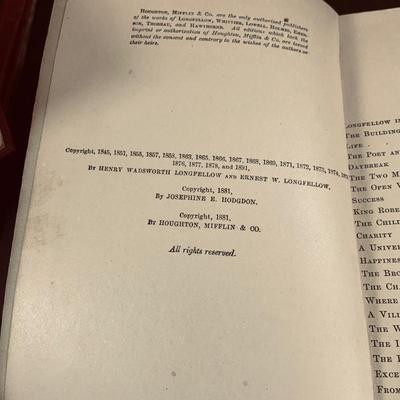 LOT 455: Collection of Antique Books and Bronze Bookends Including 1876 Old Abe by Barrett, Aesop's Fables 1844, Sketches by Boz...