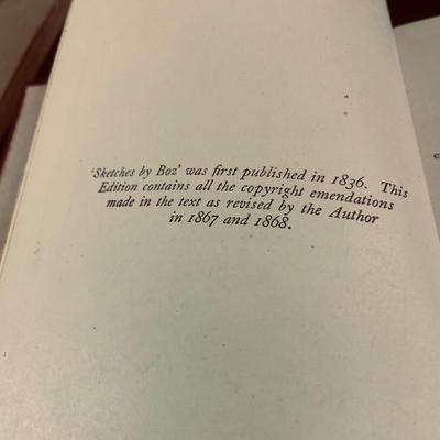 LOT 455: Collection of Antique Books and Bronze Bookends Including 1876 Old Abe by Barrett, Aesop's Fables 1844, Sketches by Boz...