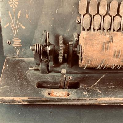 LOT 457: Antique "The Gem" Roller Organ