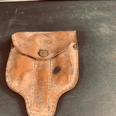 LOT 458: Collection of Vintage Canteens and 3 Ideal Pure Aluminum Pots/Containers and a Boy Scout Fork and Knife Case