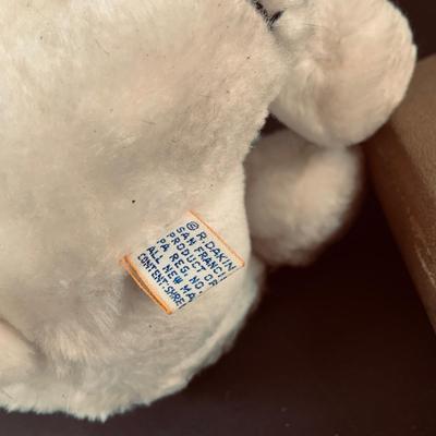 LOT 460: RCA Nipper Dog Plushes and a Book of Glenn Miller RCA 45's