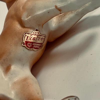 LOT461: Unique Dog Shaped Whistle and 2 Dog Figurines by Ucagco Japan and a Cat Ink Well by Tevvy