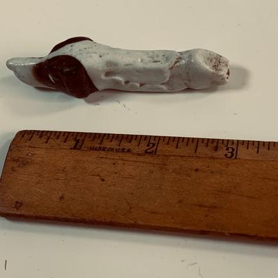 LOT461: Unique Dog Shaped Whistle and 2 Dog Figurines by Ucagco Japan and a Cat Ink Well by Tevvy