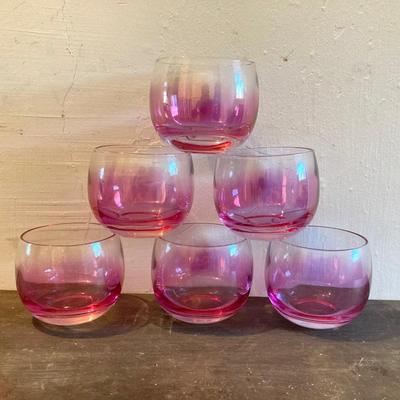 LOT 464: Vintage Celebration / Entertaining Collection - Roly Poly Ombre Glasses, Aluminum Ice Buckets, Pitcher, Party Kit Puerto Rican...