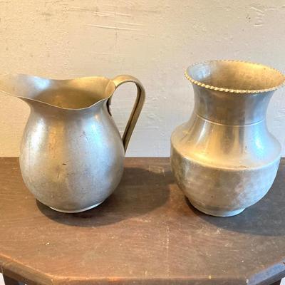 LOT 464: Vintage Celebration / Entertaining Collection - Roly Poly Ombre Glasses, Aluminum Ice Buckets, Pitcher, Party Kit Puerto Rican...