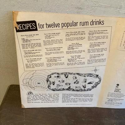 LOT 464: Vintage Celebration / Entertaining Collection - Roly Poly Ombre Glasses, Aluminum Ice Buckets, Pitcher, Party Kit Puerto Rican...