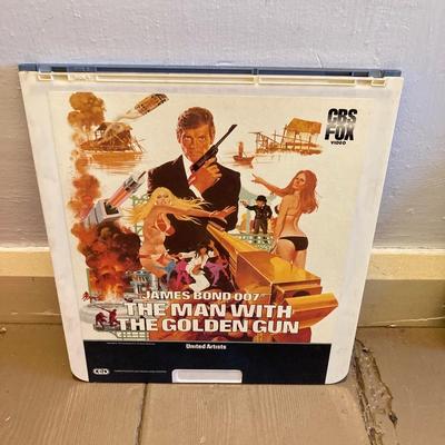 LOT 465: James Bond 007 Collection of Eight Laser Discs