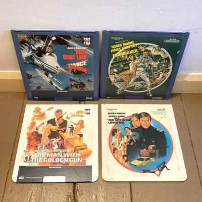 LOT 465: James Bond 007 Collection of Eight Laser Discs