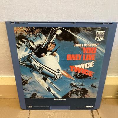 LOT 465: James Bond 007 Collection of Eight Laser Discs