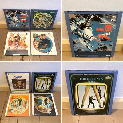 LOT 465: James Bond 007 Collection of Eight Laser Discs