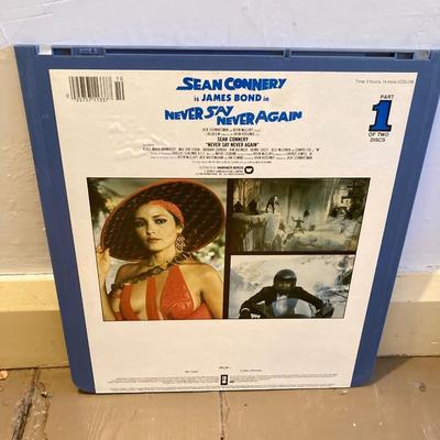 LOT 465: James Bond 007 Collection of Eight Laser Discs