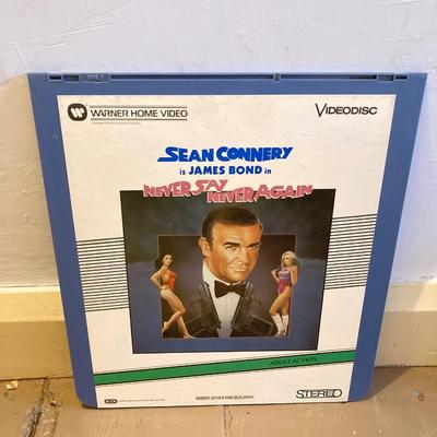 LOT 465: James Bond 007 Collection of Eight Laser Discs