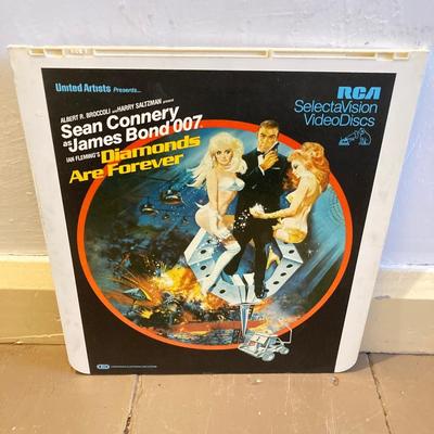 LOT 465: James Bond 007 Collection of Eight Laser Discs