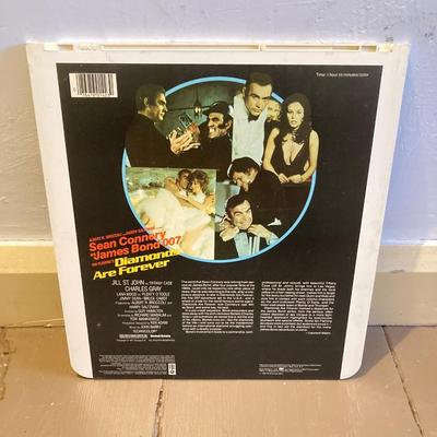 LOT 465: James Bond 007 Collection of Eight Laser Discs