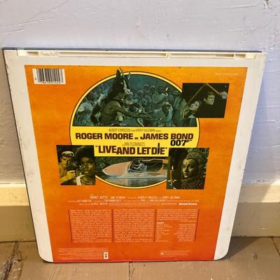 LOT 465: James Bond 007 Collection of Eight Laser Discs