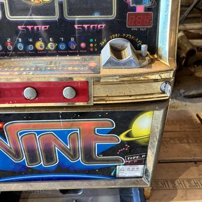 LOT 601: Nine Electrocoin Japanese Slot Machine