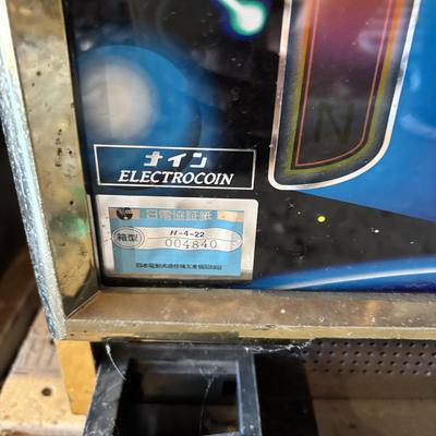 LOT 601: Nine Electrocoin Japanese Slot Machine