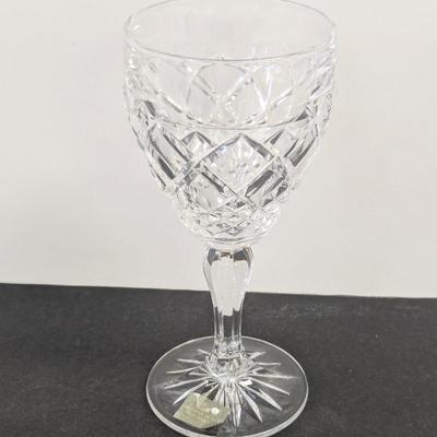 11 - Christopher Stuart Crystal Wine Glasses In Regency Pattern 6" Tall #2