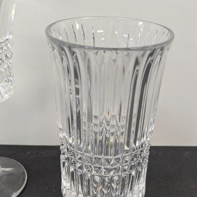 10 - Fostoria Aspen Diamond Cut Crystal Glasses #3