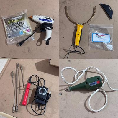 Hobby Tools incl. Two Foam Cutters, Wooden Burning Engraver, and More! (WM-DZ)