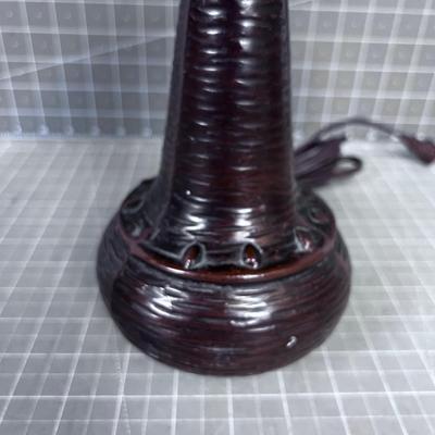 Vintage Table Lamp Mica Shade